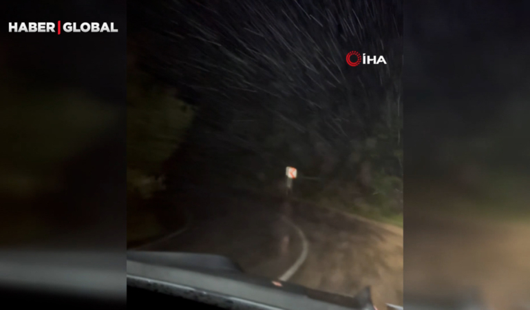 Kartalkaya’ya Eylül ayında kar sürprizi