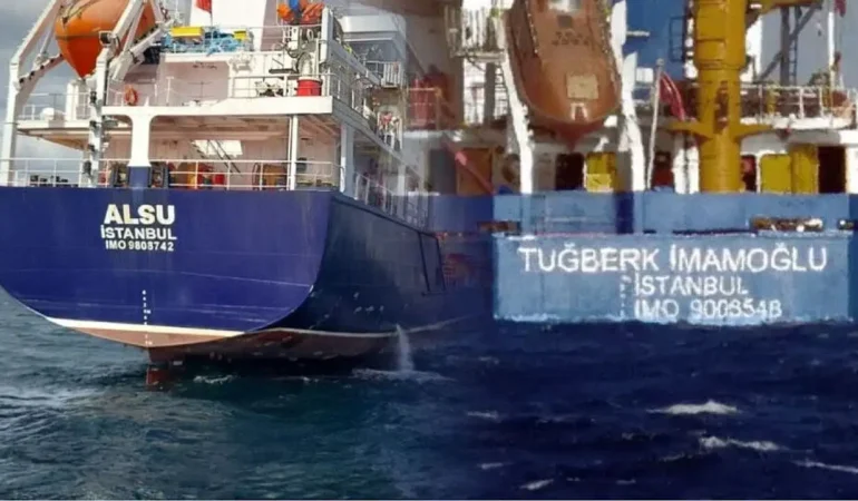Silivri’de çarpışan gemilerle ilgili Bakan Uraloğlu’ndan açıklama: ’11 dakikada battı’