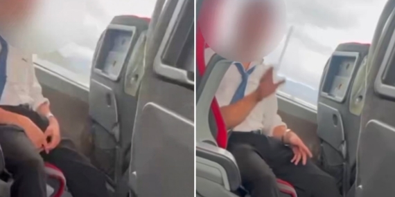 Muavinden kadın yolcuya mide bulandıran hareket