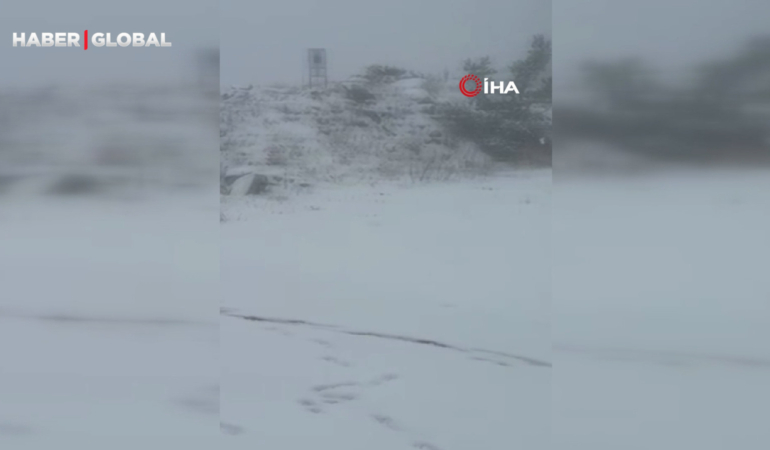 Ankara'ya lapa lapa kar yağdı
