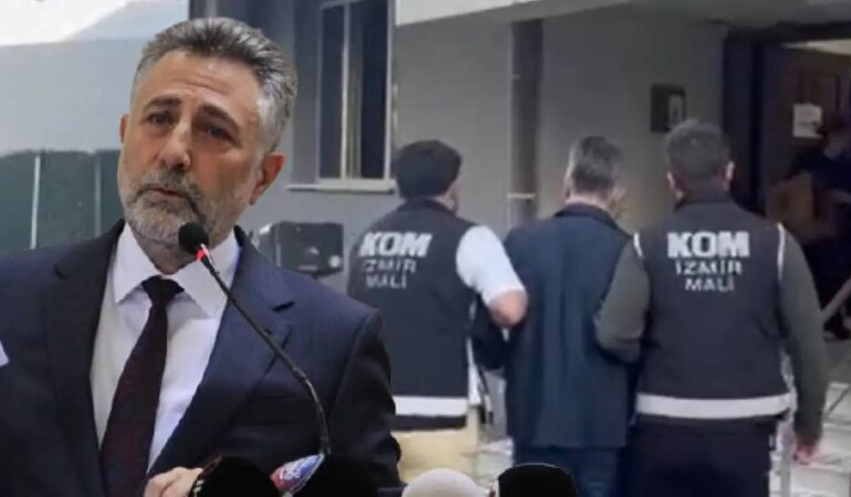 Bayraklı Belediyesi Eski Başkanı Sandal ve oğlu dahil 15 kişi tutuklandı