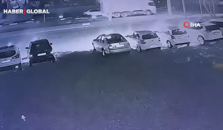 Benzin bidonuyla geldi, galerideki 6 aracı kundaklayıp böyle kaçtı