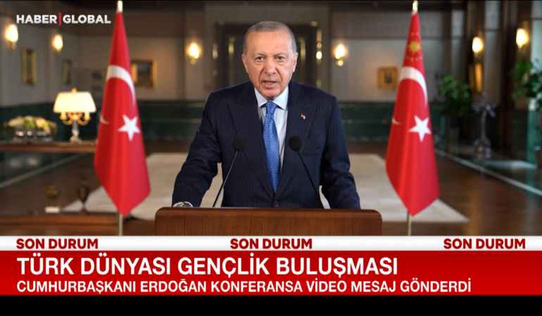 Erdoğan, Türk Dünyası Gençlik Buluşması Konferansı’na video mesaj gönderdi