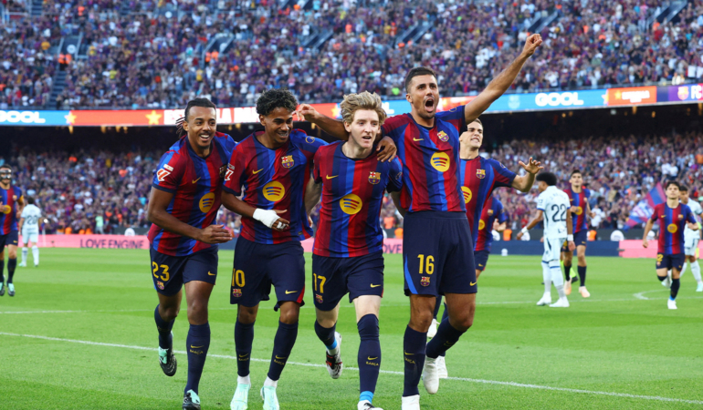 Galatasaray’ın Şampiyonlar Ligi’ndeki rakibi Barcelona zorlanmadan kazandı