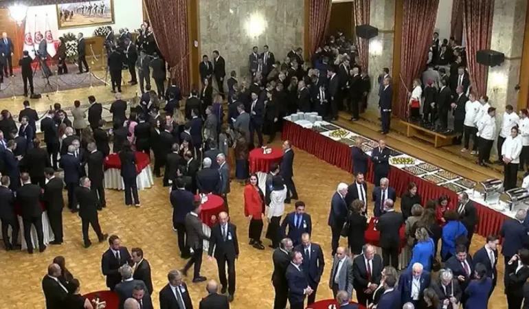 Mecliste yeni yasama yılı dolayısıyla resepsiyon düzenlendi