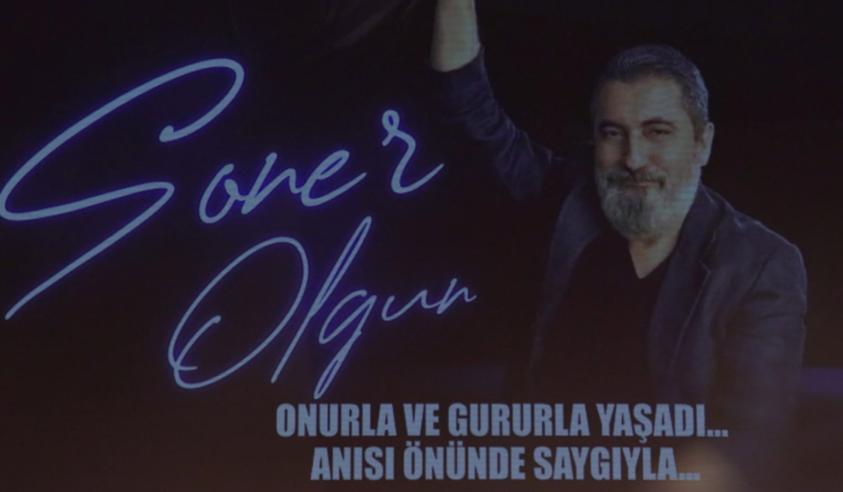 Soner Olgun için Harbiye Muhsin Ertuğrul Sahnesi’nde anma töreni